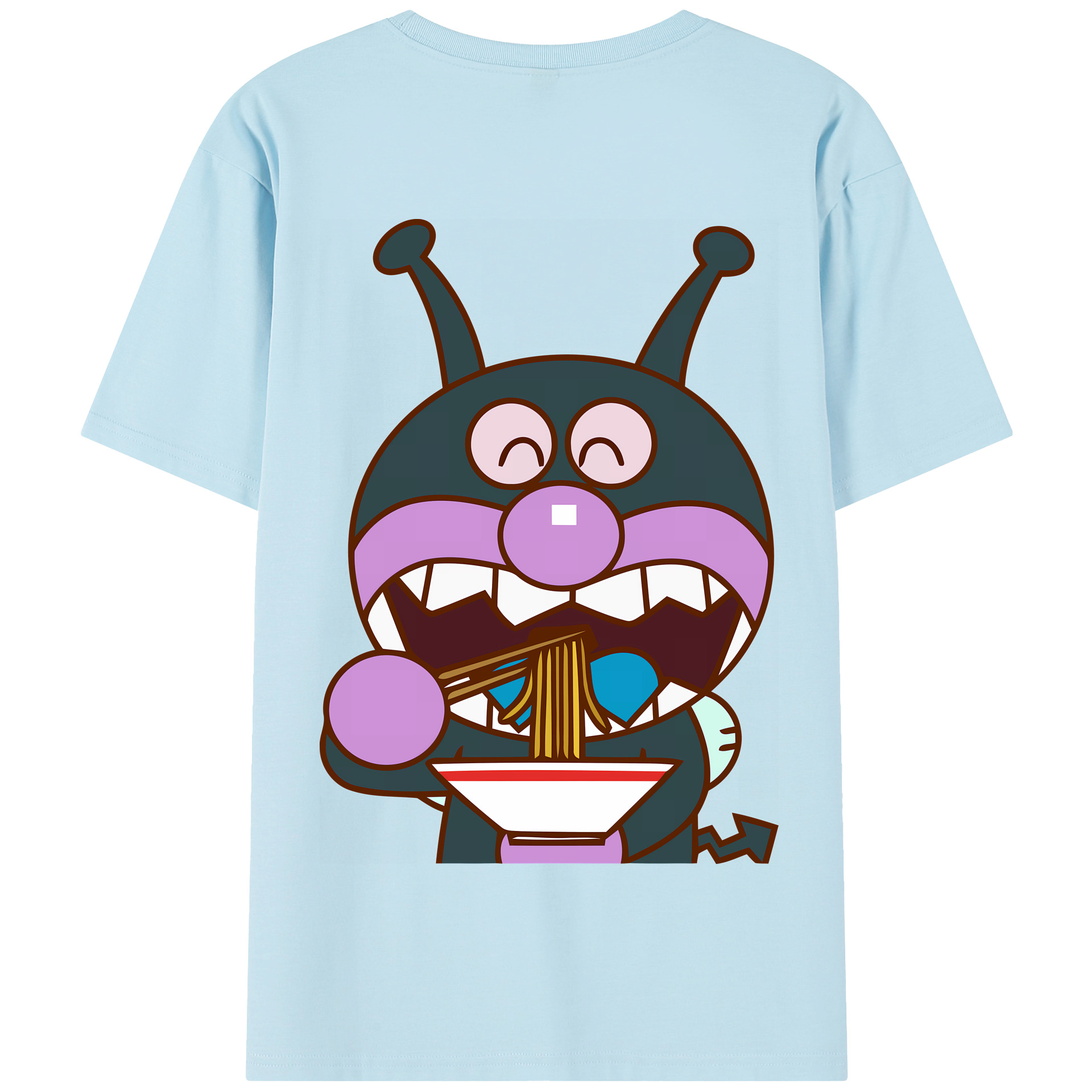 （画像用） アンパンマン Anpanman 綿100％半袖Tシャツ（背面プリント）